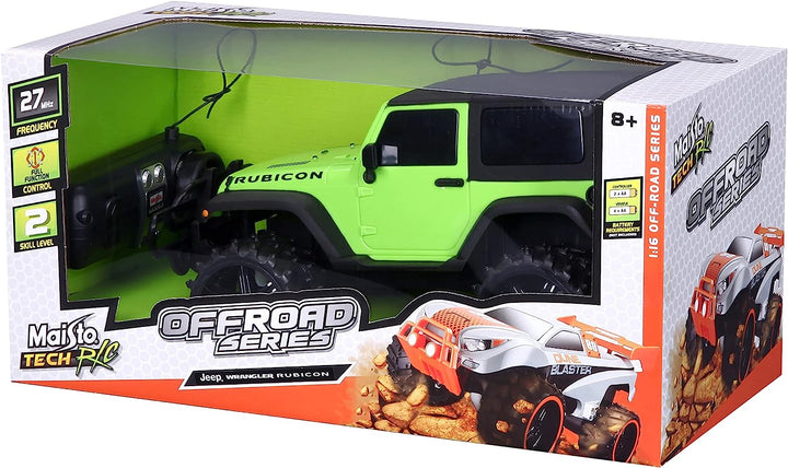 Carro A Control Remoto Off Road Jeep Wrangler Rubicon 1:16