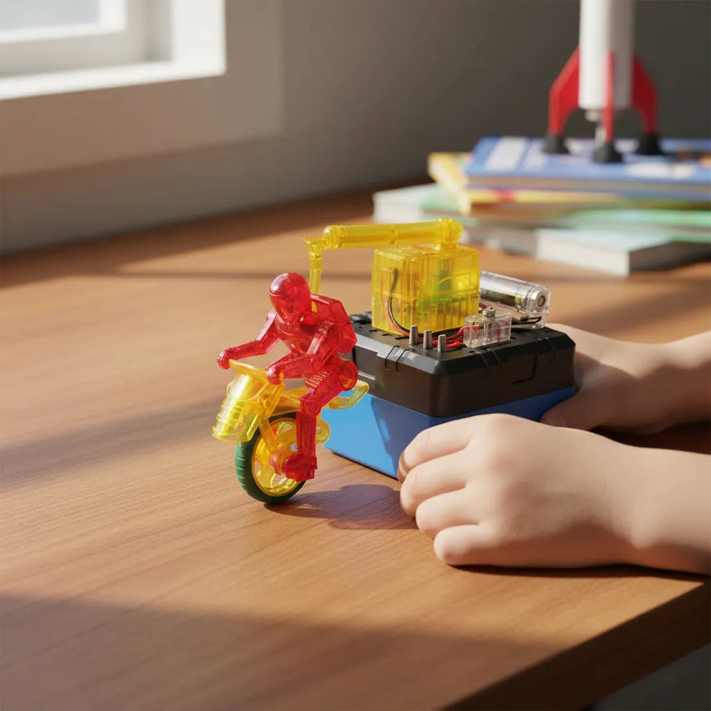 Experimento STEM Bicicleta En Movimiento