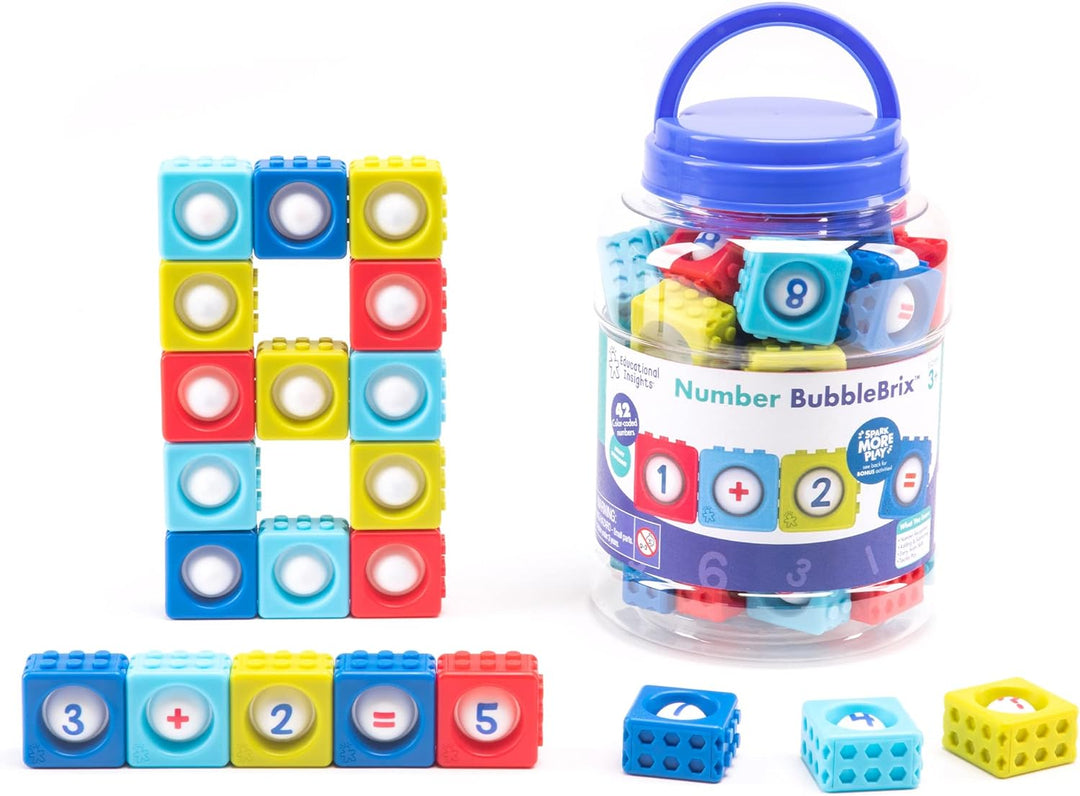 Juego Bloques Montessori Números Para Niños