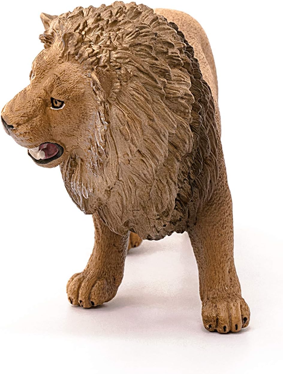 Figura Animales Leon Pintado A Mano
