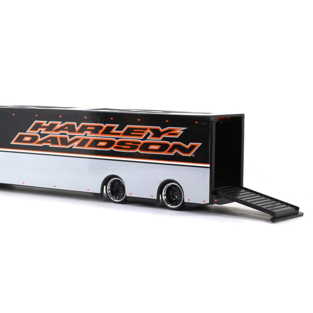 Camión A Escala 1:64 Harley Davidson Edición Especial Colección Negro