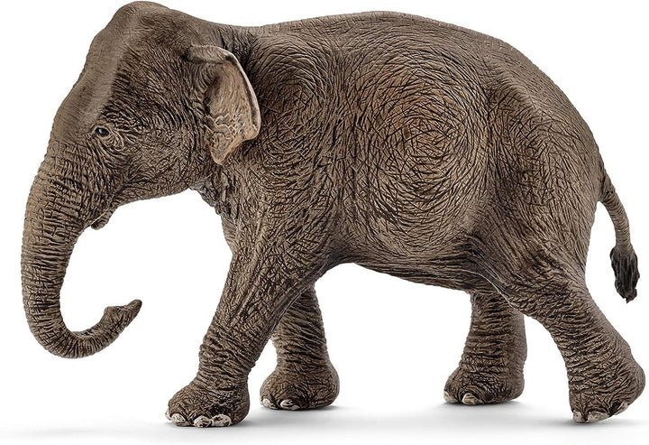 Figura Animales Elefante Asiatico Pintado A Mano
