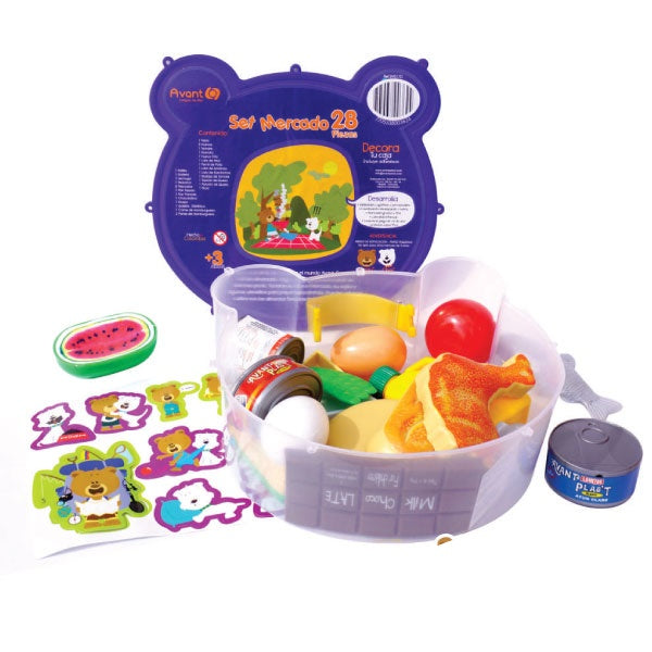 Juego Set De Mercado Para Niños