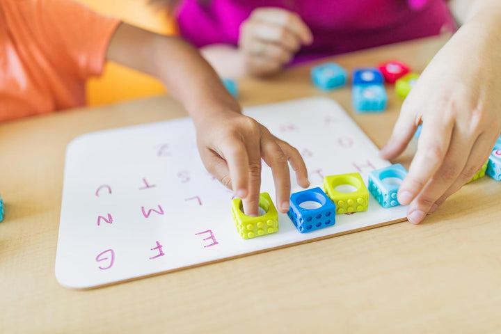 Juego Bloques Montessori Alfabeto Para Niños