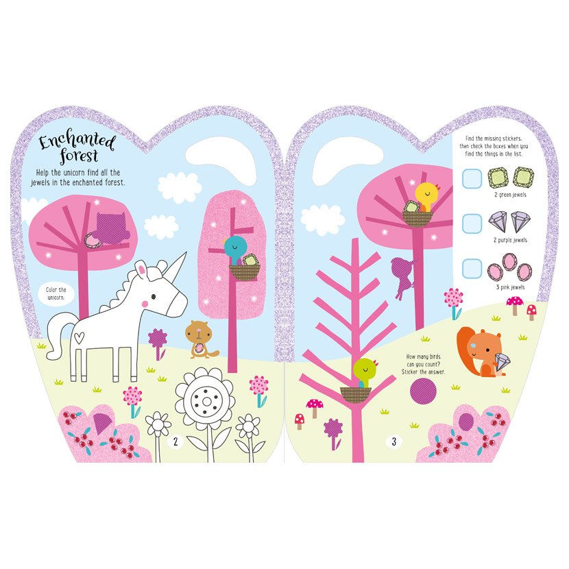 Libro De Actividades Con Stickers Brillantes