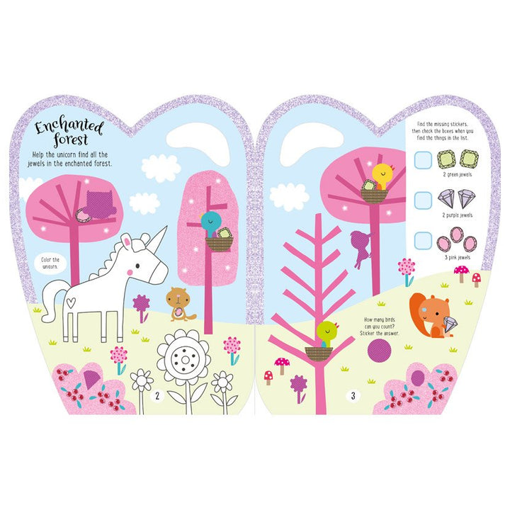 Libro De Actividades Con Stickers Brillantes