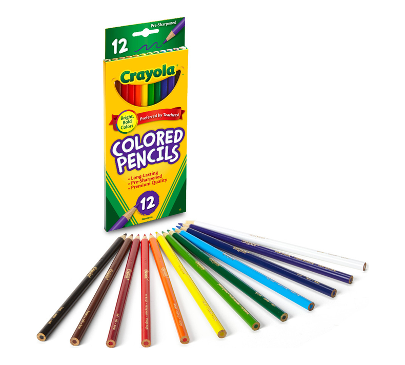 Set De 12 Lápices De Colores