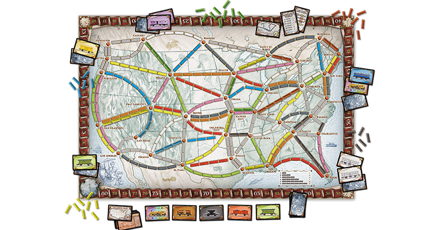 Juegos de Mesa ¡Aventureros al Tren! Clásico