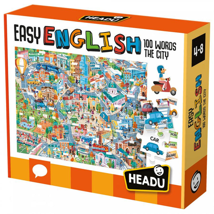Juego Montessori Rompecabezas Aprende Ingles La Ciudad