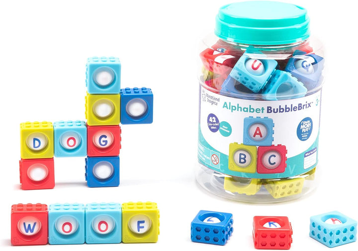 Juego Bloques Montessori Alfabeto Para Niños