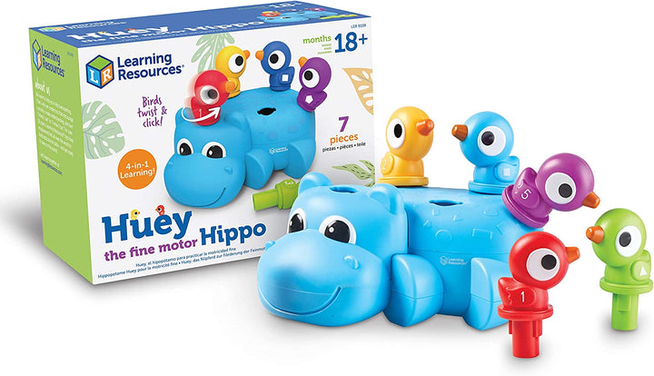 juego didáctico  Motricidad Hipopótamo para niños niñas