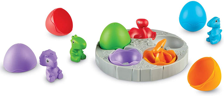 Juego De Clasificación Títeres Dinosaurios Para Niños
