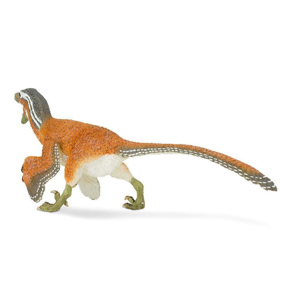 Figura Dinosaurio Velociraptor Pintado a Mano