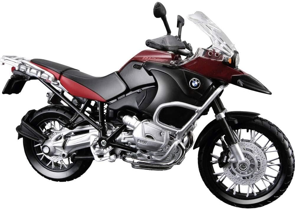 Moto Coleccionable Bmw R1200 Gs Rojo Escala 1:12