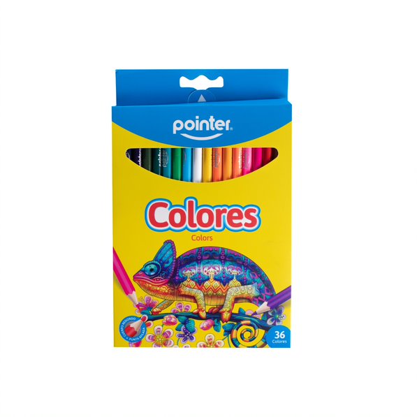 Caja De Colores Redondos 36Un