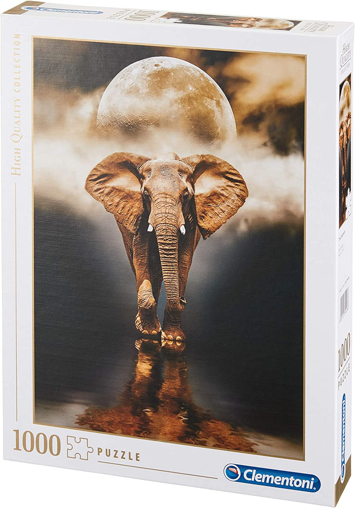 Rompecabezas 1000 Piezas Elefante Y Luna