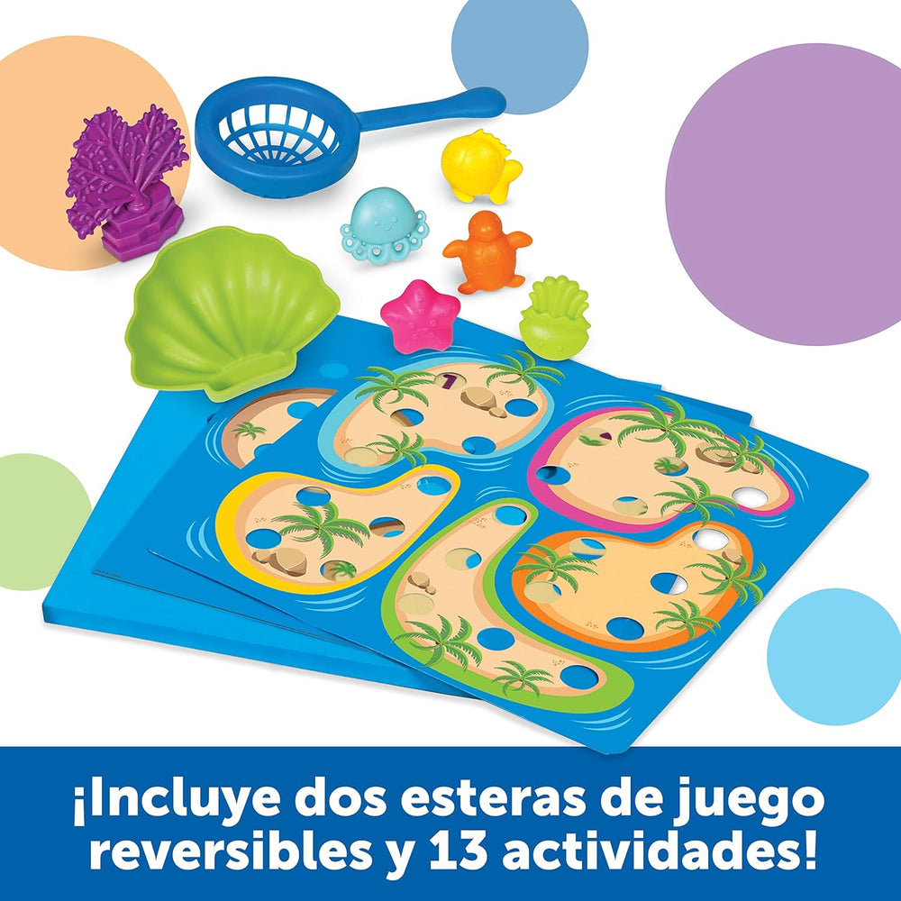 Juego De Clasificacion Y Motricidad Fina Bajo Del Mar