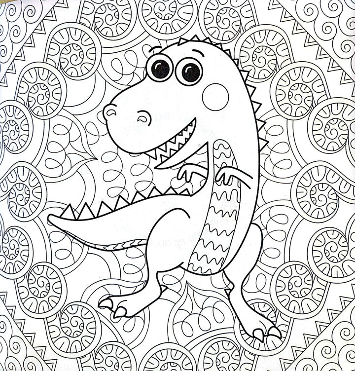Libro Primeras Mandalas Dinosaurios Colorear