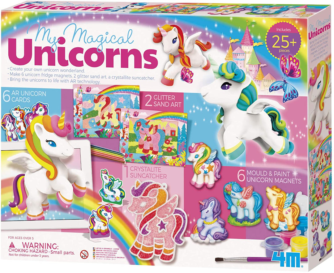 Set De Arte Pinta y Decora Tus Imanes Unicornio