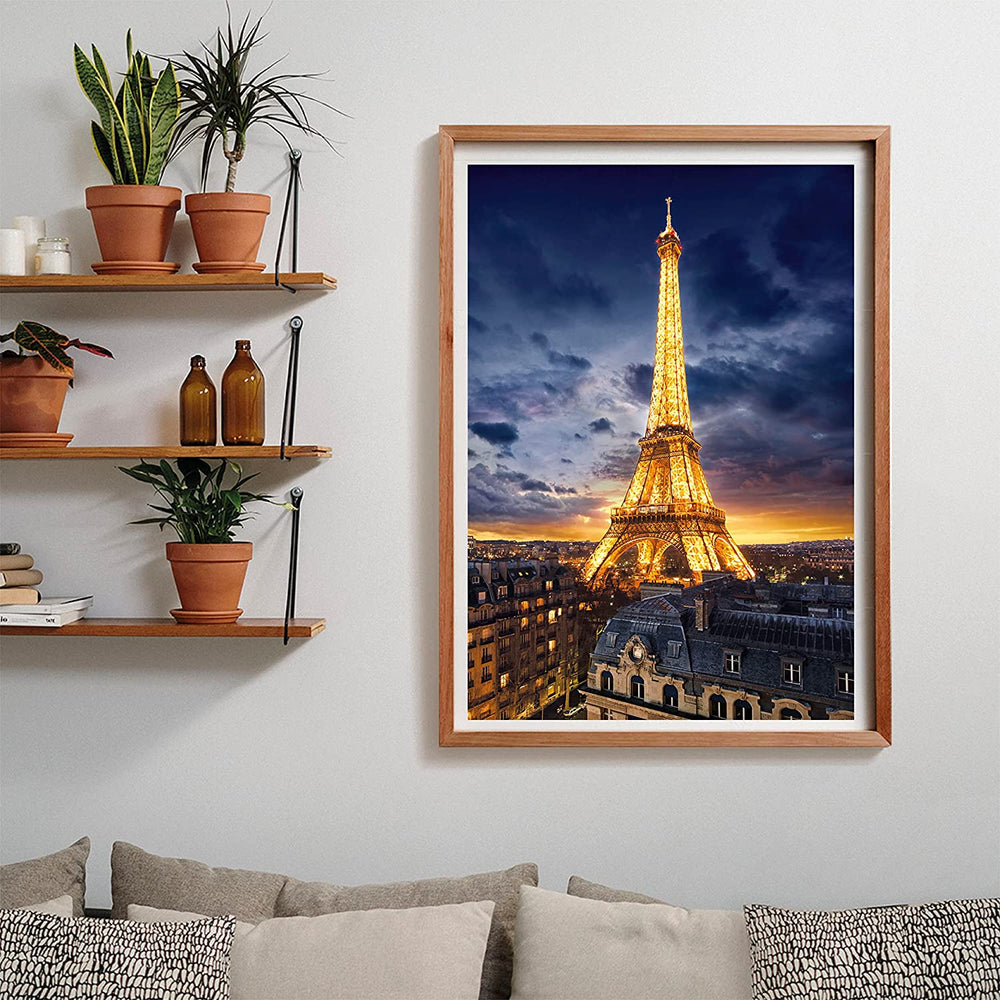 Rompecabezas 1000 Piezas Torre Eiffel Paris De Noche