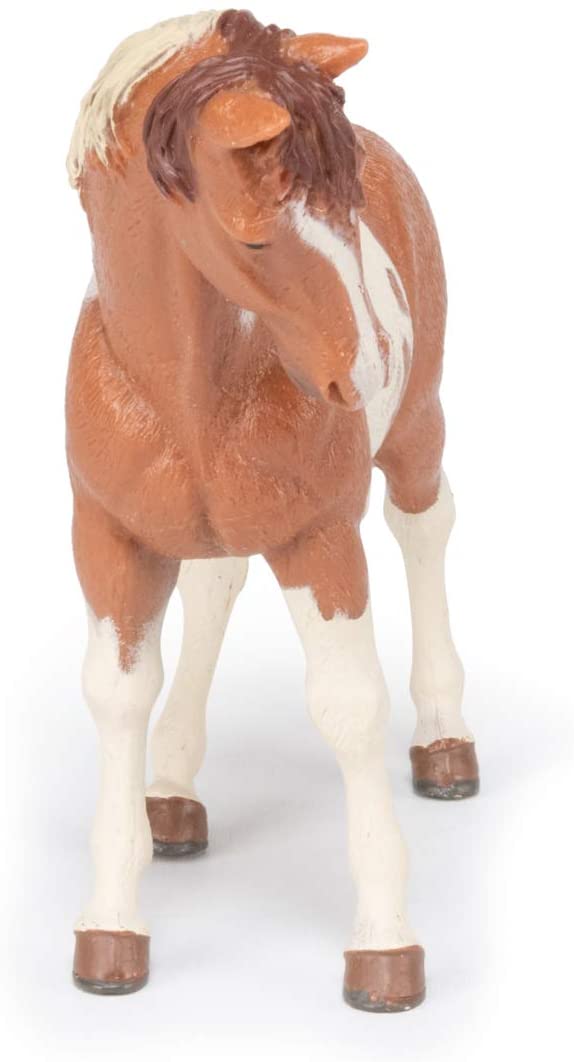 Figura Animales Yegua Pinto Pintado a Mano