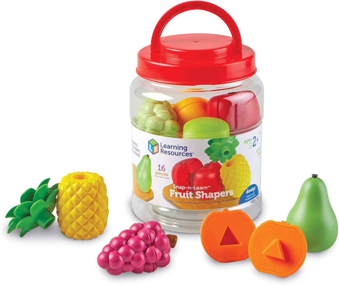 Juego De Encaje Frutas Formas Y Colores Niñas