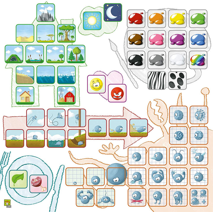 Juego De Mesa Concept Kids Animales