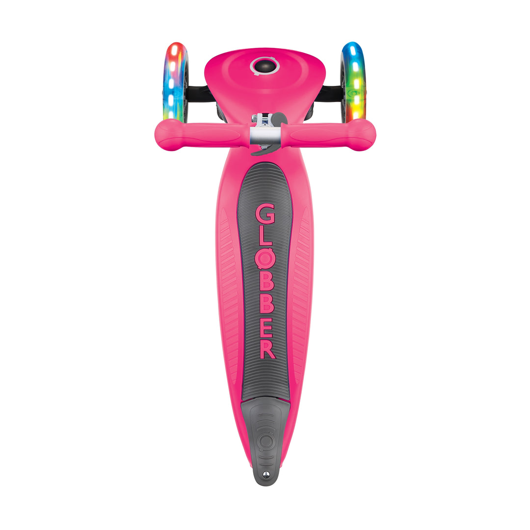 Patineta Globber Junior Con Luces Rosa