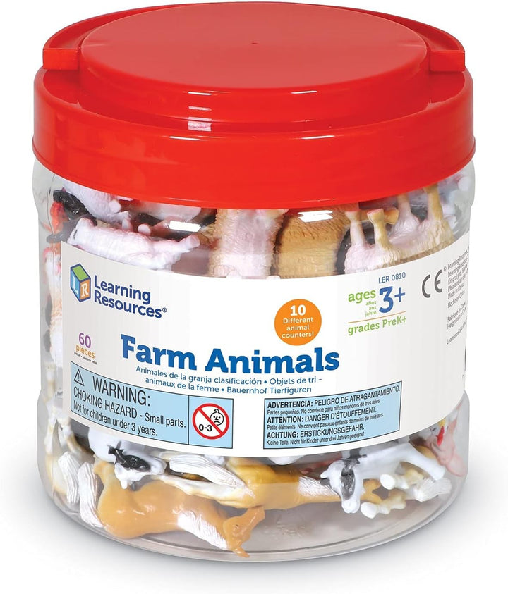 Juego Montessori Animales De La Granja