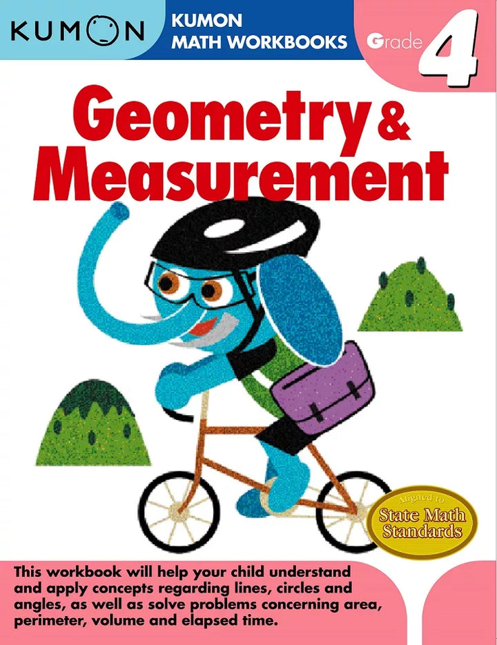 Libro Kumon Geometría Y Medidas Grado Cuarto En Ingles