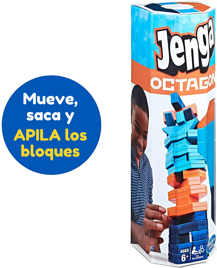 Juego De Mesa Jenga Octagonal Edición Limitada