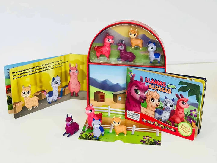 Libro y Juego 2 En 1 Animales Llamas Y Alpacas