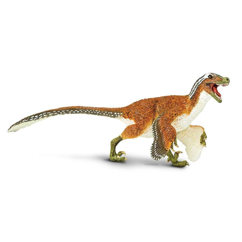Figura Dinosaurio Velociraptor Pintado a Mano