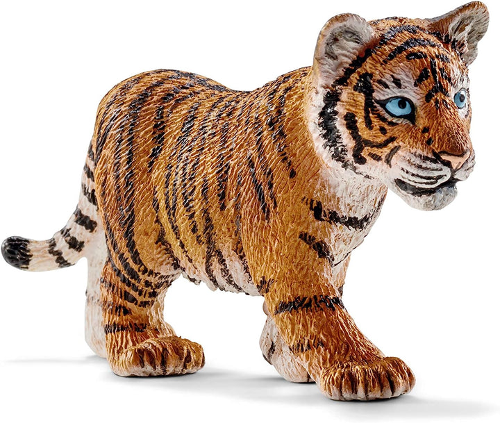 Figura Animales Cachorro De Tigre Pintado A Mano