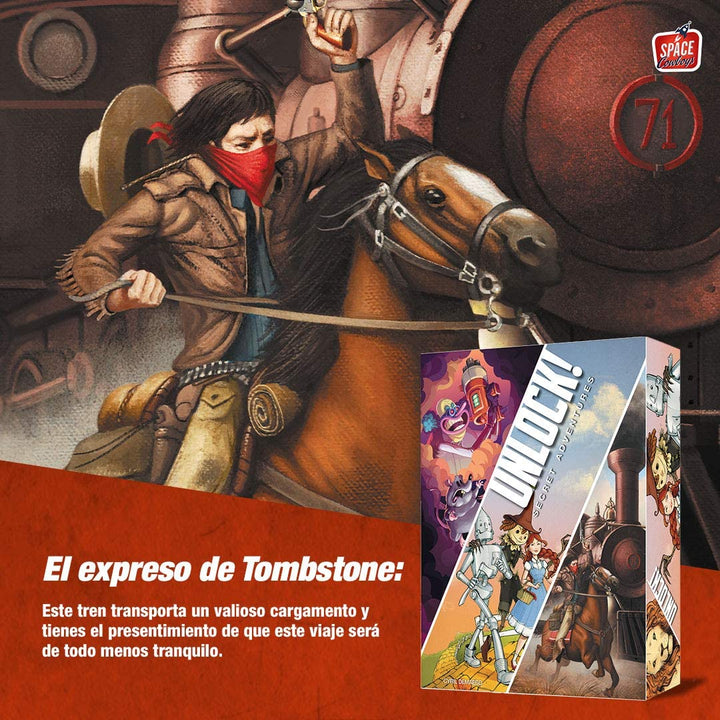 Juego De Mesa Unlock Secret Adventures Espanol