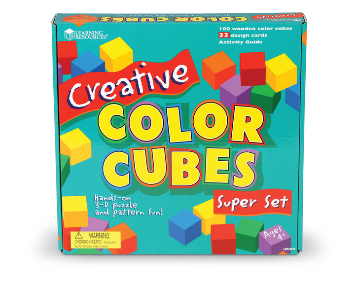 Juego Didáctico Cubo Creativos De Colores Para Niños