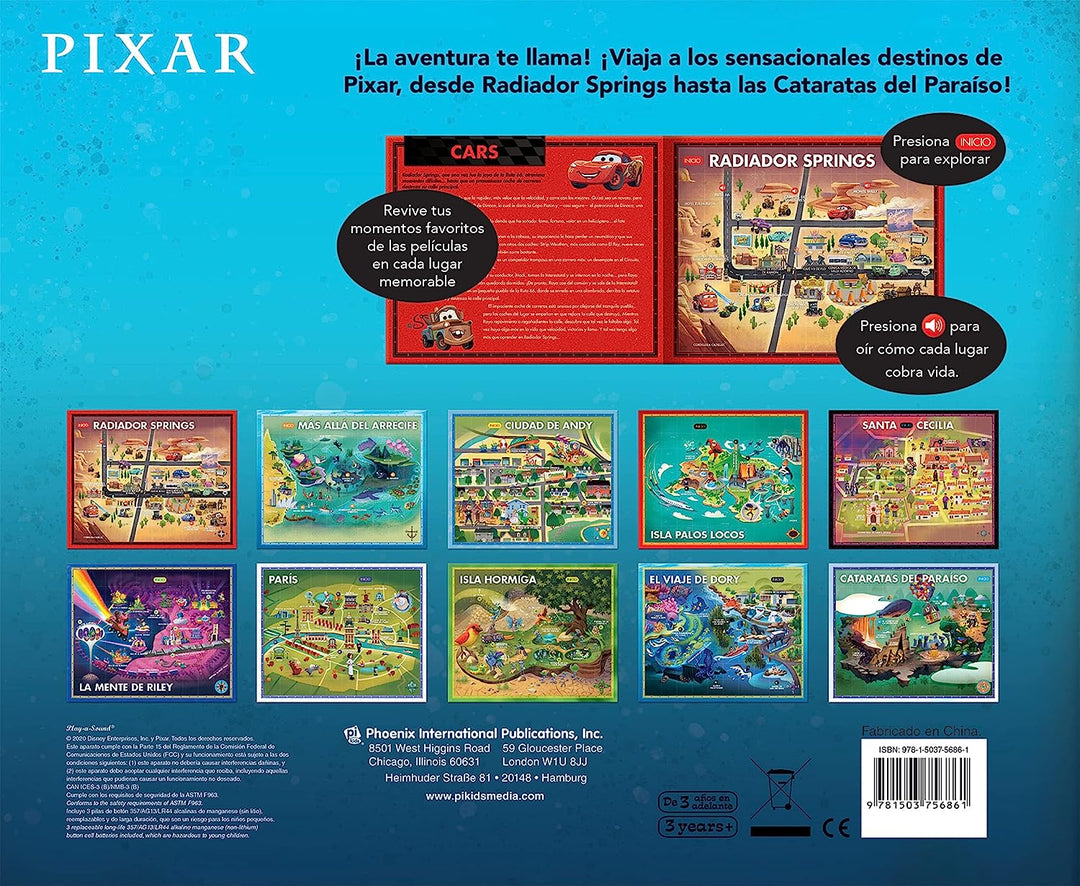 Libro Interactivo Explora El Mundo De Pixar