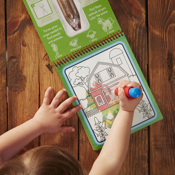 Libro para Pintar con Agua de la Granja