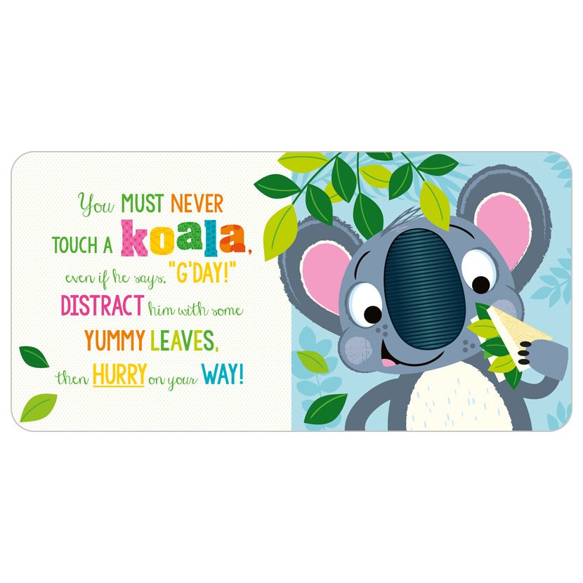 Libro Sensorial Nunca Toques Un Koala