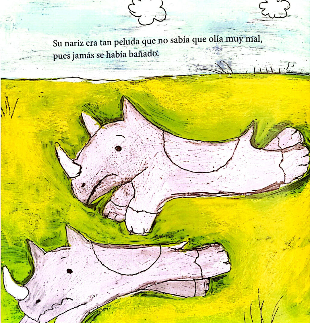 Libro Infantil El Rinoceronte Peludo Amalia Low