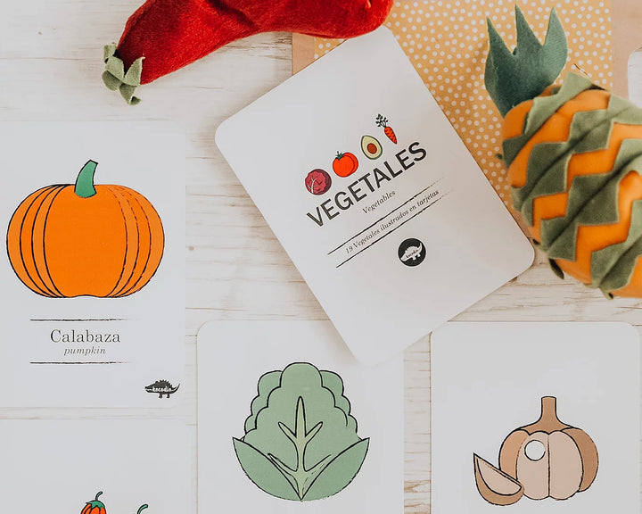 Flash Cards Kocodio Vegetales