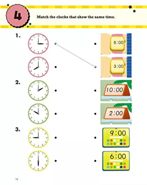 Libro Kumon Aprende A Decir La Hora En Ingles