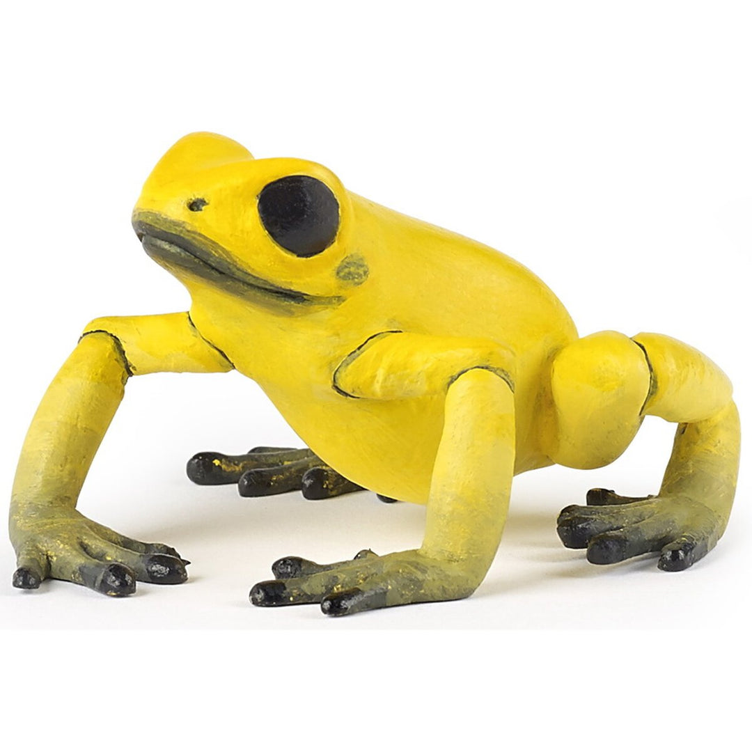 Figura Animales Rana Amarilla Pintada a Mano
