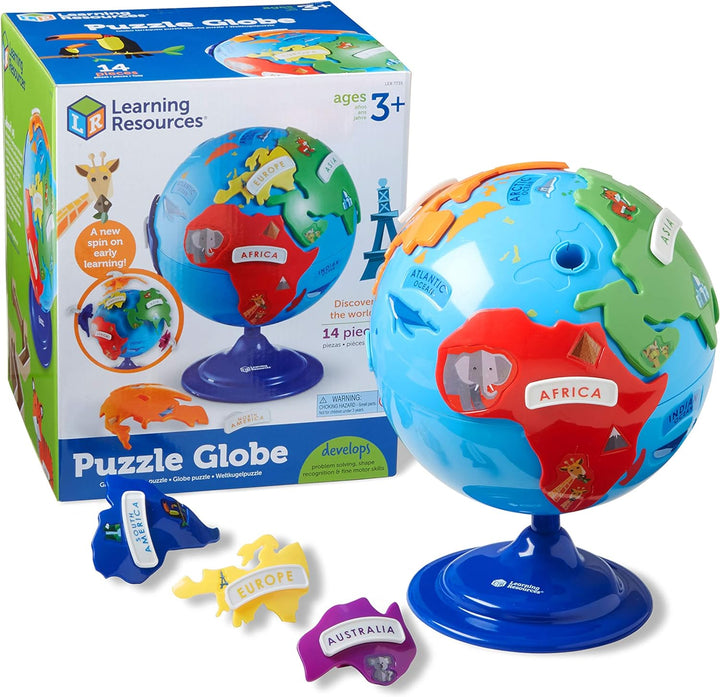 Juguete Rompecabezas Globo Terráqueo Para Niños
