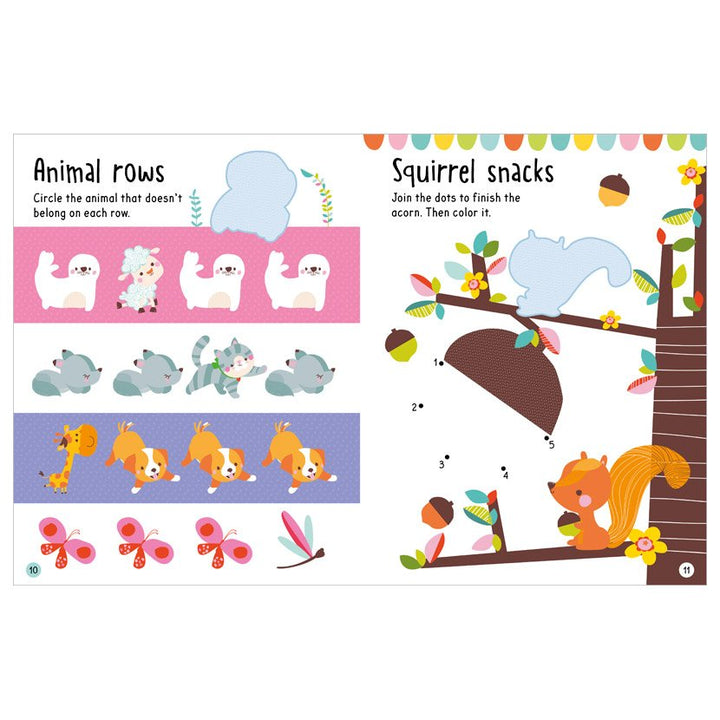 Libro De Actividades Con Stickers Animales