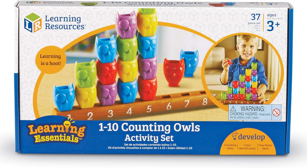 Juego Didactico Para Contar Buhos Del 1 Al 10