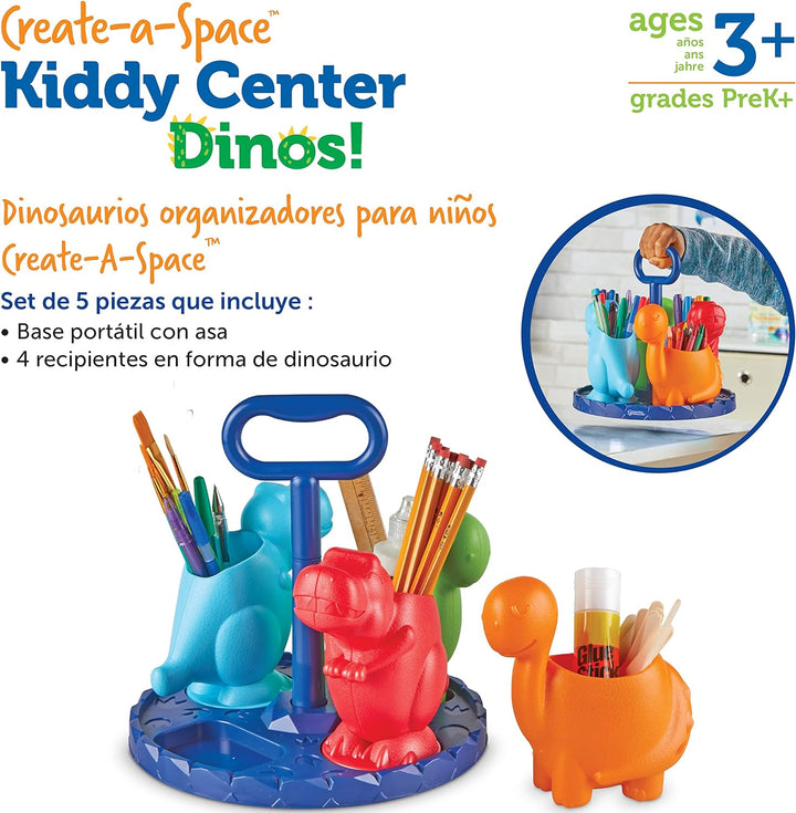 Organizador de Escritorio Dinosaurios Para Ninos