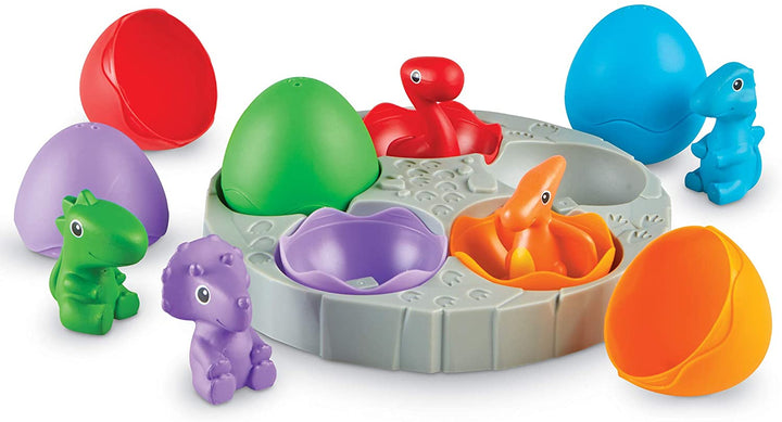 Juego De Clasificación Títeres Dinosaurios Para Niños