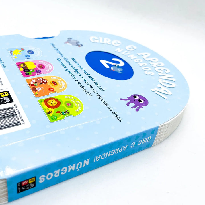 Libro Didáctico Gira Y Aprende Los Numeros
