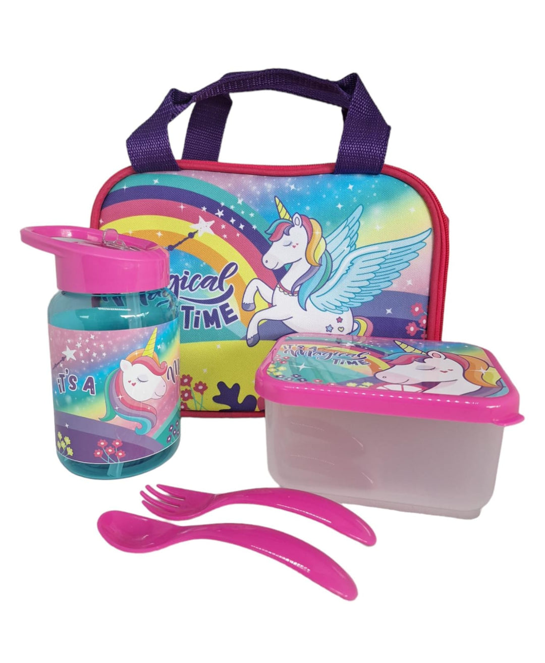 Lonchera En Tela Con Termo pony para niños niñas